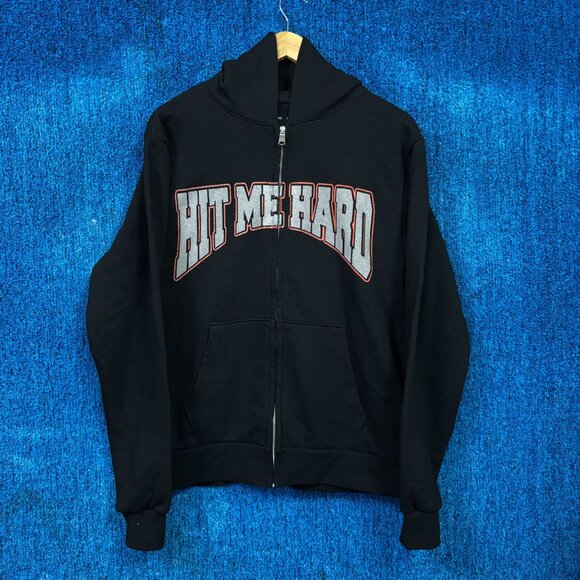 Billie Eilish “Hit Me Hard and Soft The Tour” Zip-Up Hoodie Size Small - Picture 1 of 5